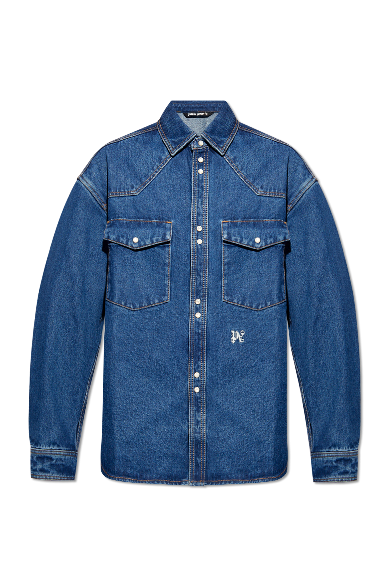 wtaps minedenim m 65 field jacket - Blue Denim shirt Palm Angels -  VbjdevelopmentsShops Germany